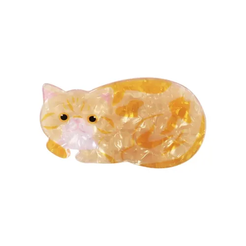 CAROMAY Заколки для волос Женские Оранжевый Коричневый Белый