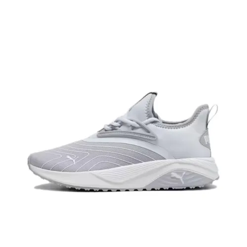 PUMA Slip-resistant Abrasion-resistant Low Top Casual Running Shoes Women's Gray White PUMA Slip-resistant Abrasion-resistant Низкий топ Повседневные Беговые кроссовки Женские Серый Белый