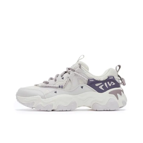 FILA Fluid 5 Casual Low Top Молочно-белый/Романтический фиолетовый Женский