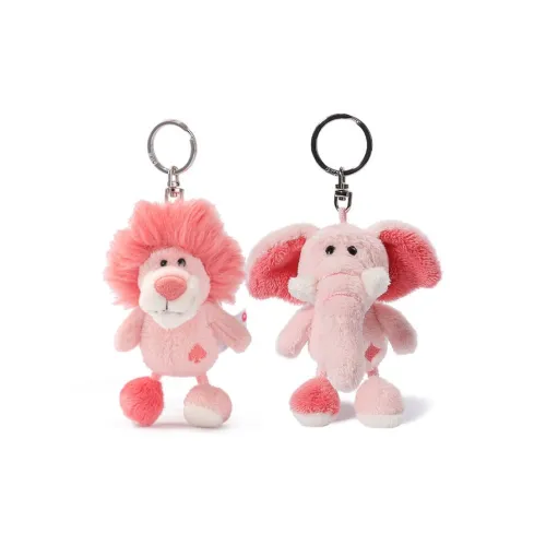 NICI Розовый Лев + Розовый Слон Куклы Плюшевая кукла 10 см Рекомендуемый рост