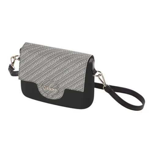 O Bag Thermoplastic Compound Сумка через плечо Сумка на плечо Женская Черная