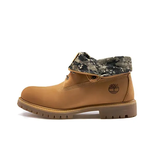 Timberland Roll Top Ткань Ожерелье-чокер Двусторонний Ботинки Свободный покрой Устойчивые к истиранию Длина до щиколотки Аутдор Мужской Пшеница
