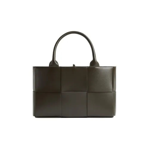 Bottega Veneta Arco Овечья шкура Тоут Сумка Сумка для покупок Сумка через плечо Сумка Мини Женская Пыль Цвет