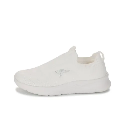KangaROOS Slip-resistant Abrasion-resistant Low Top Casual Shoes Unisex White KangaROOS Противоскользящие Устойчивые к истиранию Низкие Топ Повседневная Обувь Унисекс Белый