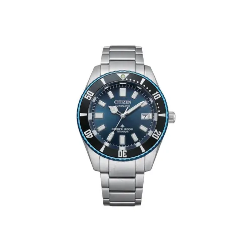 CITIZEN Promaster Collection Автоматический Механический Механизм Титан Ремешок Часы 41 мм Мужские Часы Синий Циферблат