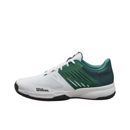 Wilson KAOS Devo 2,0 противоскользящие низкие теннисные кроссовки мужские белые зеленые