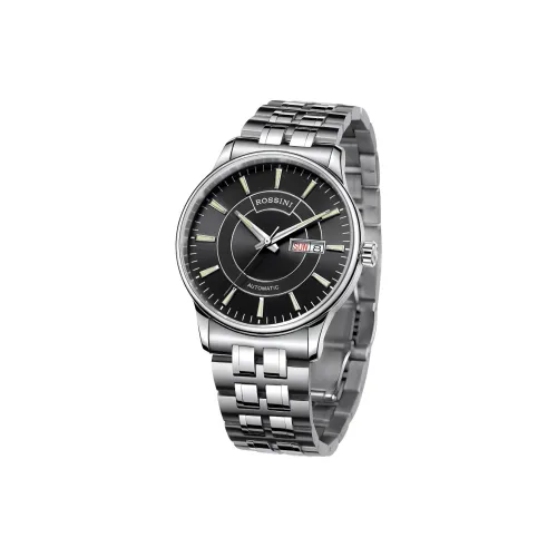 ROSSINI Enlightenment Collection Механические часы из нержавеющей стали с ремешком женские часы черный циферблат