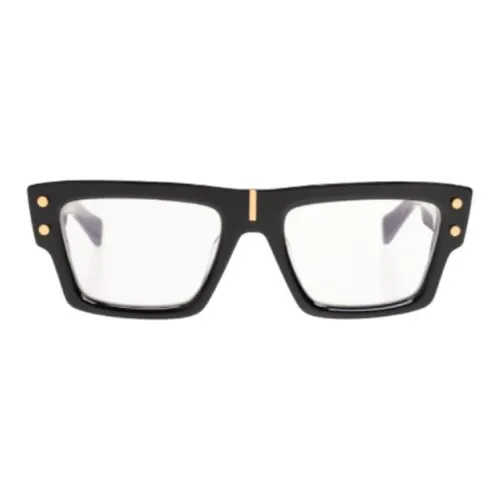 BALMAIN Ацетат Квадратные Оправы для Очков Унисекс Черные