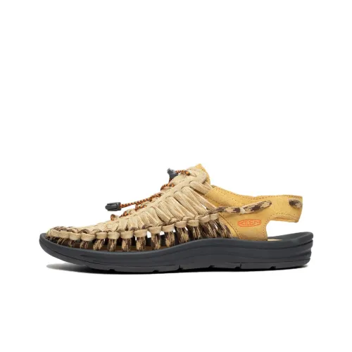 SNEAKERSNSTUFF x KEEN Uneek Коллаборация Commemorative Edition Дышащая Обувь для Трейкинга Мужская Желтая