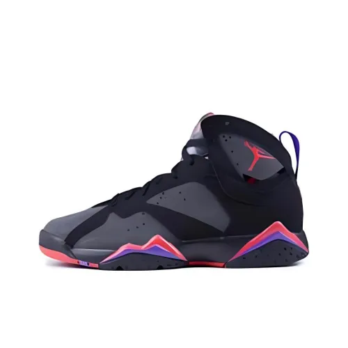 Jordan Air JORDAN 7 Defining MOMENTS Пачка 7 7 MID Топ Винтажные баскетбольные кроссовки Мужской Черный