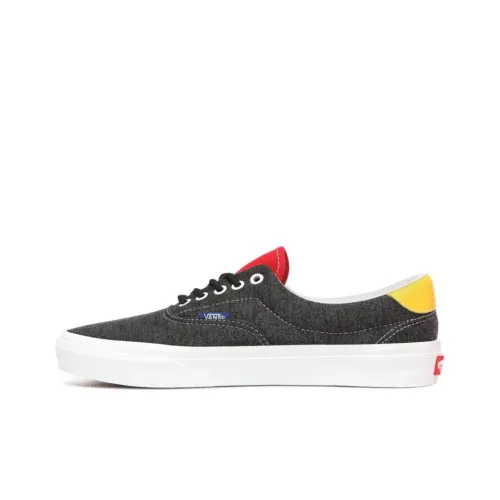VANS Era Coastal 59 Low Топ Скейтборд Кроссовки Унисекс Черный Желтый Красный