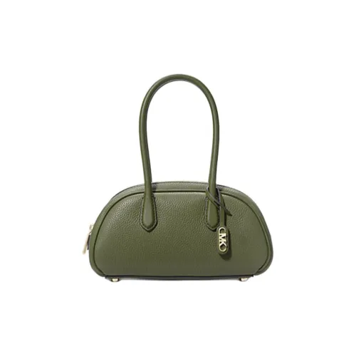 MICHAEL KORS Pebble Leather One Shoulder Bag Small Women's Olive Green