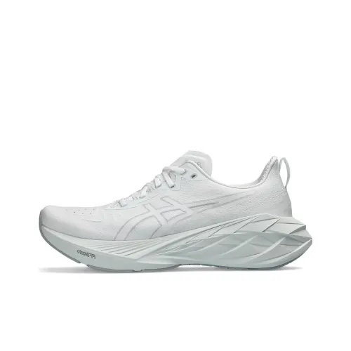 Asics Novablast 4 Беговые кроссовки Низкий Топ Белый/Светло-мятный Мужской