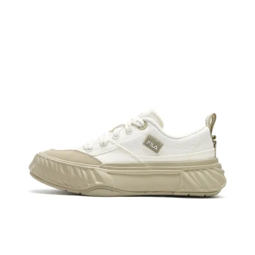 FILA Fosso Износостойкие Низкие Кеды Женские Молочно-белые