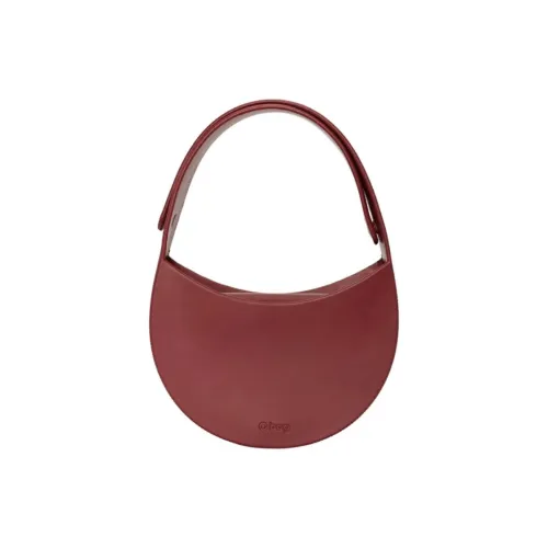 O Bag Thermoplastic Compound Сумка Сумка через плечо Женская Бордовый Красный
