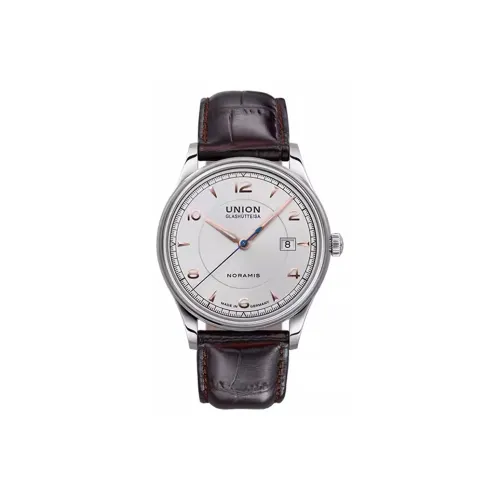 UNION GLASHUTTE/SA Механический механизм Унисекс Часы 40 мм Белые