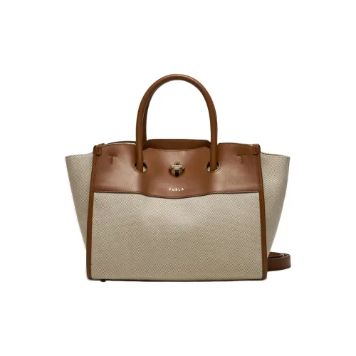 Furla Естественная кожа через плечо сумка среднего размера женская коричневая