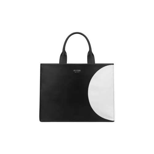 MOSCHINO Телячья кожа Тоут Сумка Сумка для покупок Сумка на плечо Сумка Женская Черная