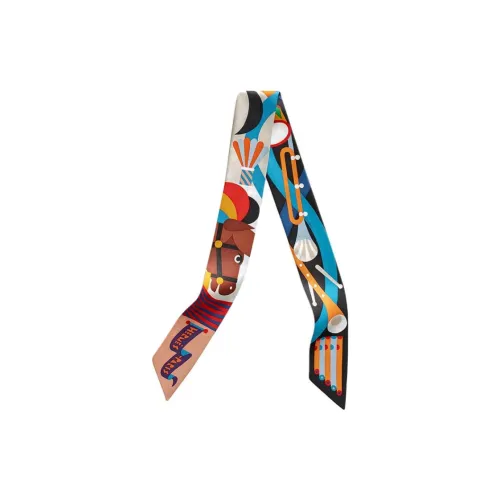 HERMES Шелковые шарфы для женщин многоцветные