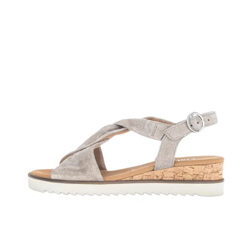 Gabor One Sandals Strap 2,5cm Women's Gray Габор One Сандалии Ремешок 2,5 см Женский Серый
