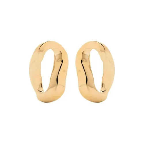 MARNI Латунь Серьги с Золотым Покрытием Женские Золото