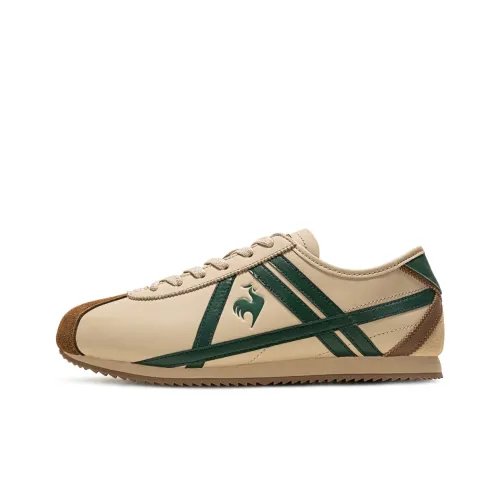 Le Coq Sportif Беговые кроссовки Low Top Пшенично-коричневый/Зеленый Унисекс