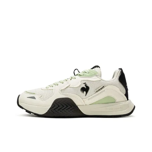 Le Coq Sportif Повседневный Низкий Топ Экрю/Черный/Зеленый Унисекс