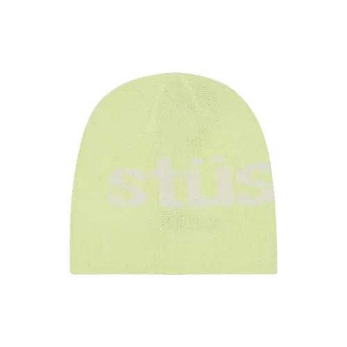 Stussy Acrylic Beanies Men's Green Stussy Акриловые Шапки-бини Мужские Зеленые