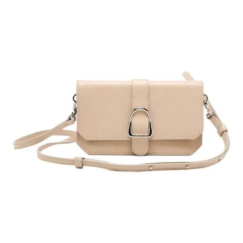 SENREVE Кожа Сумка через плечо Маленькая Женская Овсяный Серебряный