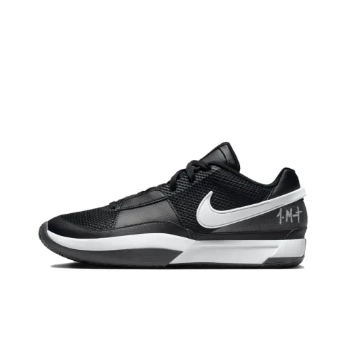 nike Ja 1 Ja Morant 1 Амортизирующие Slip-resistant Abrasion-resistant Низкие Баскетбольные кроссовки Unisex Черный Белый