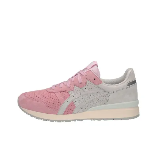 Onitsuka Tiger Ally Shock Absorbers Slip-Resistant Low Top Casual Shoes Unisex Gray Pink Onitsuka Tiger Ally Shock Absorbers Низкий топ повседневная обувь унисекс серый розовый