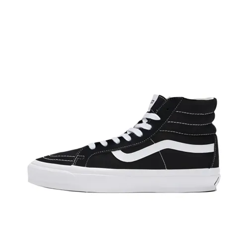 Vans Sk8 Hi Скейтборд Кроссовки MID Топ Черный/Белый Унисекс