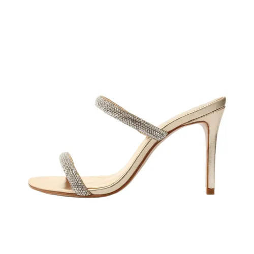 Schutz Слипоны 10 см Женские Золотые