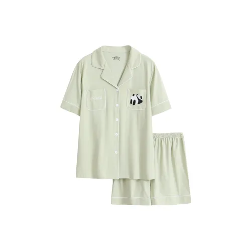 WANANNI Пижамный комплект женский чайный зеленый