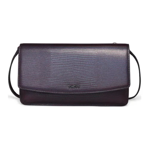 TUMI Кожа Кошелек Ручной Сумка через плечо Женская Текстурированная Холодный светлый Цвет изображения