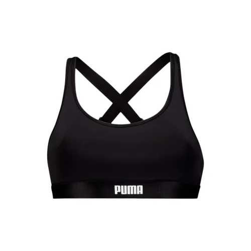 PUMA Черные Женские Бюстгальтеры