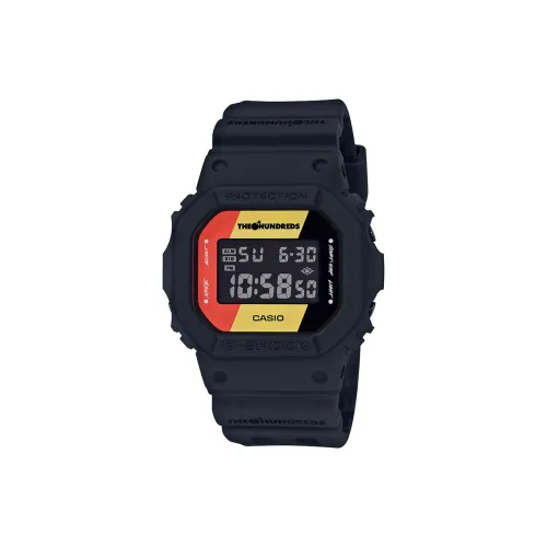 CASIO Кварцевый механизм Смольный ремешок Часы унисекс Черный циферблат