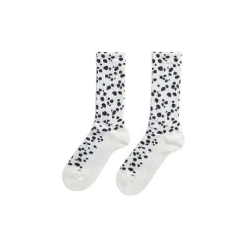MSGM 1 шт Белый Женские Носки до икры MID