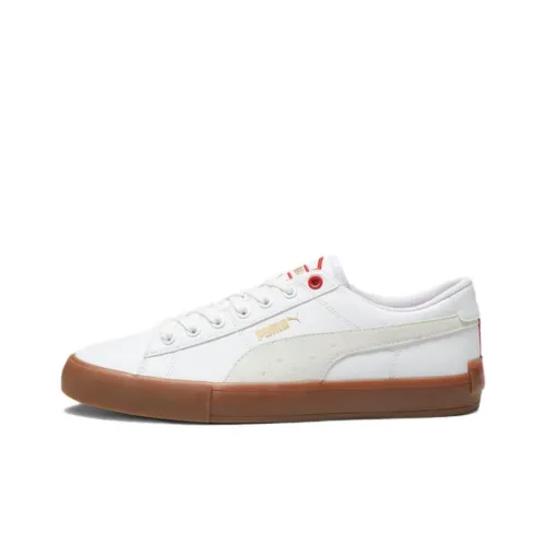 PUMA Bari Low Топ Скейтборд Кроссовки Унисекс Белый