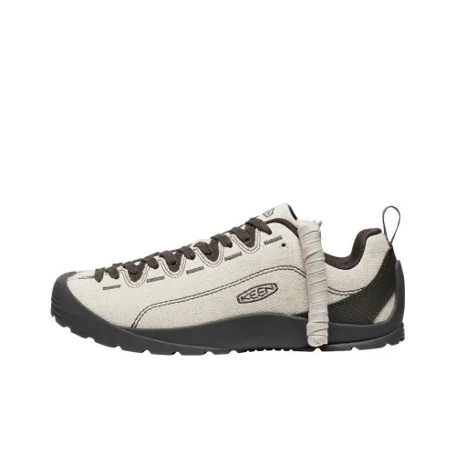 KEEN Jasper Canvas Износостойкий и Легкий Низкий Топ Уличная Обувь Женская Серебряный Черный