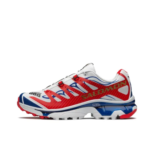 KAR x SALOMON XT 4 Low Топ Уличная обувь Унисекс Белый Красный Синий
