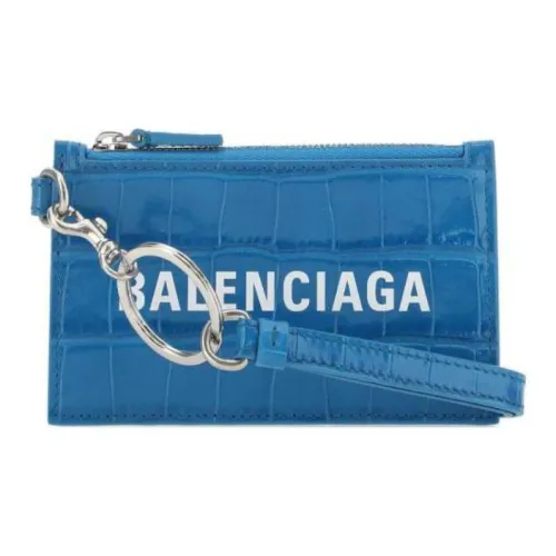 Balenciaga Кошелек из коровьей кожи держатель для карт унисекс синий