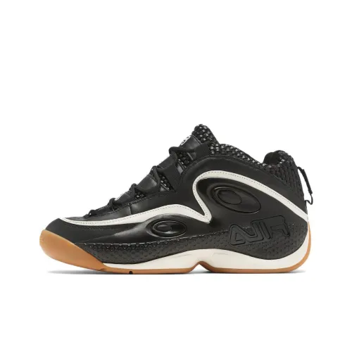 FILA Grant Hill 3 Винтажные Баскетбольные Кроссовки Высокие Топы Черные Мужские