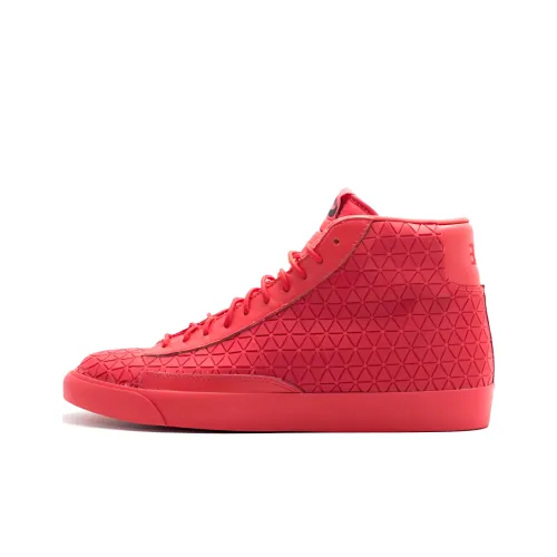 Nike Blazer Mid Metrica MID Топ Скейтборд Кроссовки Унисекс Красный