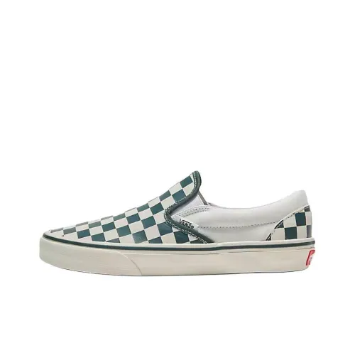 Vans CLASSIC Низкая Юбка On Low Top Скейтборд Кроссовки Унисекс Зеленый Белый