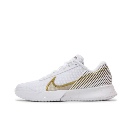 Nike Air Zoom Vapor Pro 2 Low Топ Кроссовки для тенниса Женские Белые Золотые