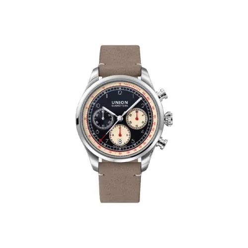 UNION GLASHUTTE/SA Автоматический Механический Мужской Часы из Коллекции Belisar 44 мм Черные