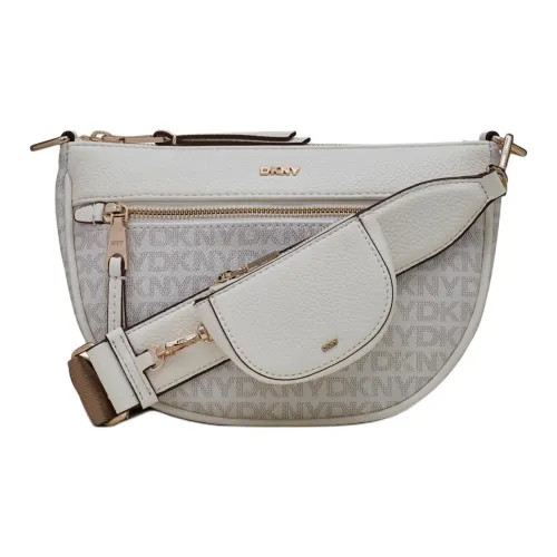 DKNY Полиуретан Украшение с Поливинилхлоридом Сумка через плечо Женская Белая