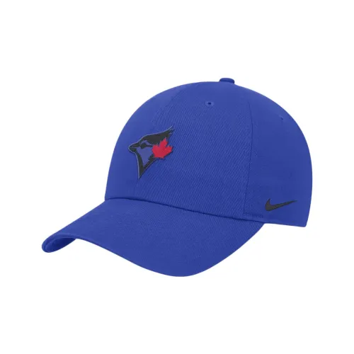 Nike Хлопковые кепки унисекс синие