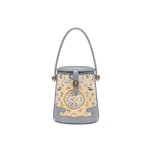 Liang Jin Ji Коровья кожа Ведрообразная сумка Сумка Сумка через плечо Женская